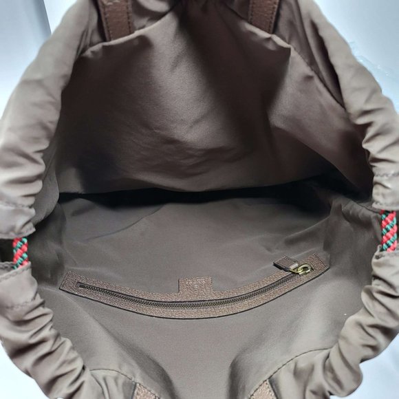 100% Authentic Gucci GG Drawstring Backpack - Picture 9 of 13